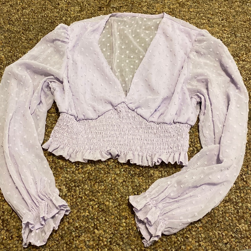 Purple flow shirt